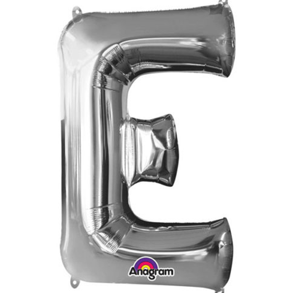 Silver Balloon Party Supplies - Large Letters A-Z 86cm Foil Shiny Balloons - Picture 7 of 28