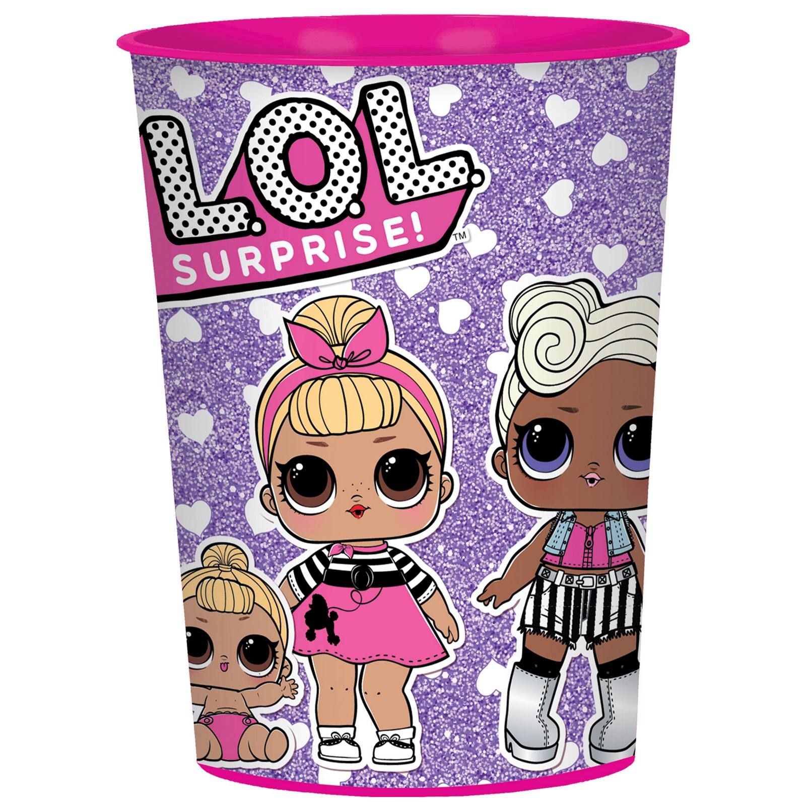 LOL Surprise Party Supplies - LOL Dolls Plastic Favour Cup Loot Party