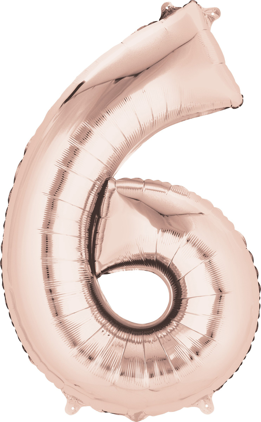 Large Rose Gold Number Foil Balloons 86cm approx. Numbers 0 - 9 18 21 30 40 & 50 - Picture 7 of 18