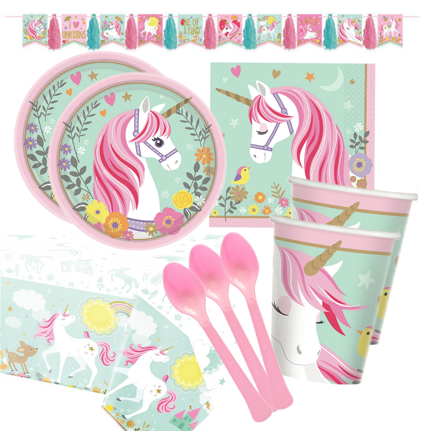 Magical Unicorn Party Supplies - Magical Unicorn Party Range Assorted - Picture 3 of 31
