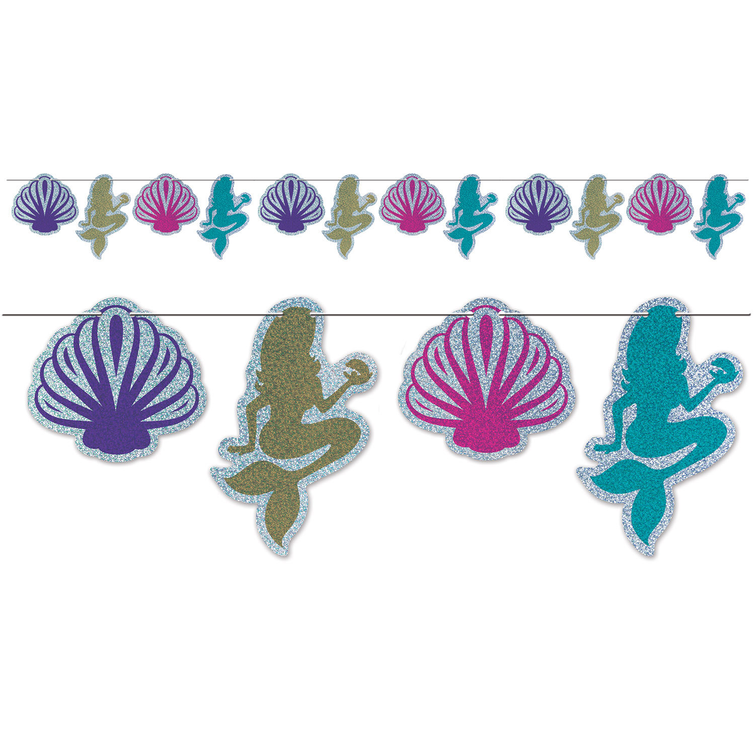 Mermaid And The Little Mermaid Birthday Party Supplies -Choose product from menu - Picture 9 of 55