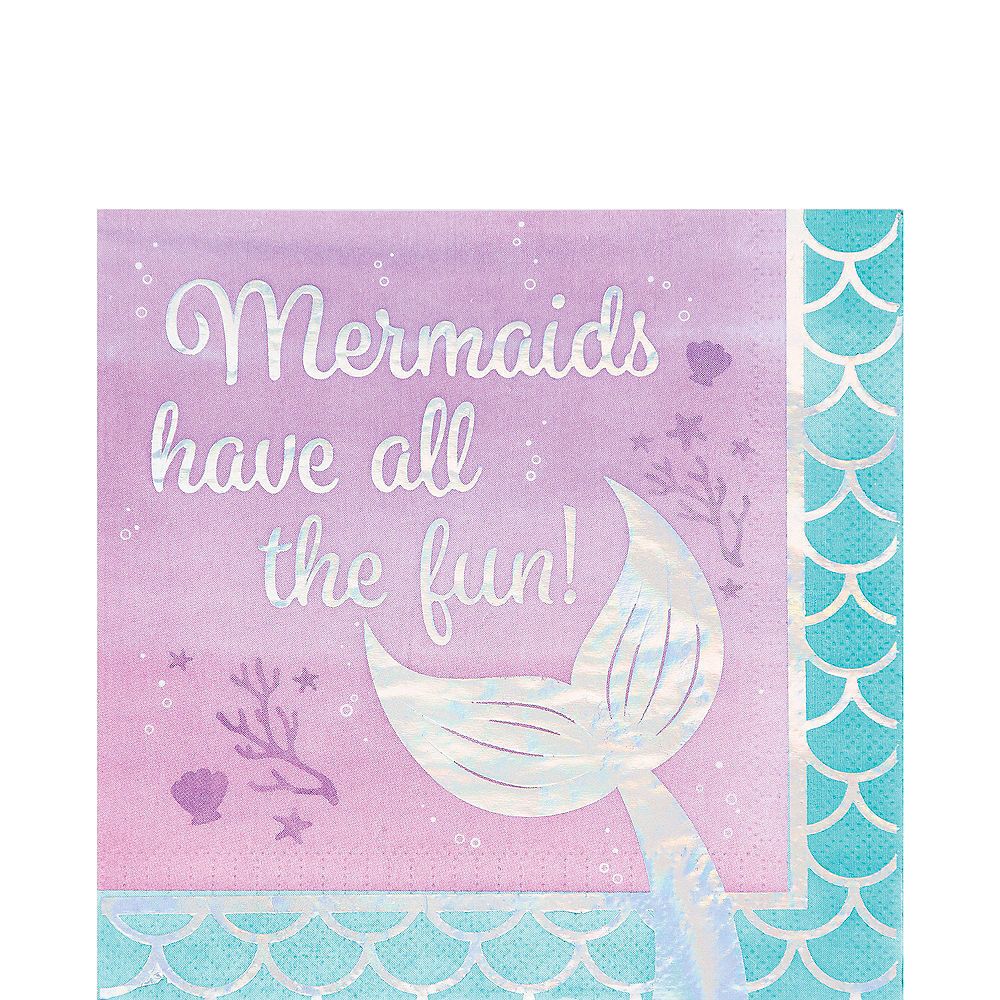 Mermaid And The Little Mermaid Birthday Party Supplies -Choose product from menu - Picture 20 of 55