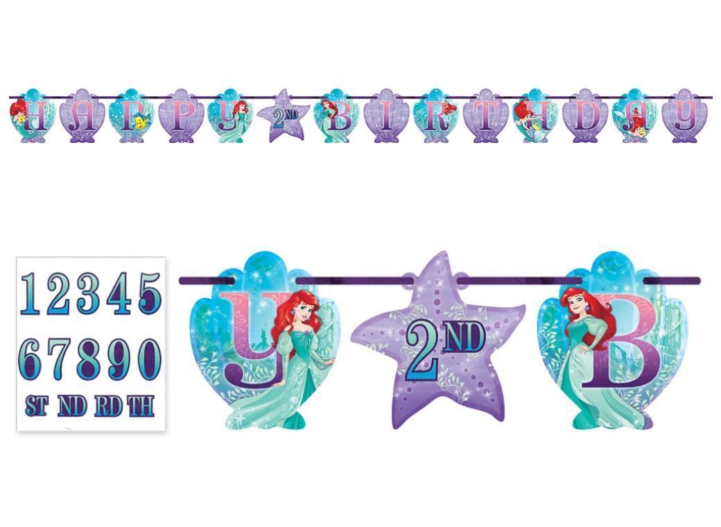 Mermaid And The Little Mermaid Birthday Party Supplies -Choose product from menu - Picture 40 of 55