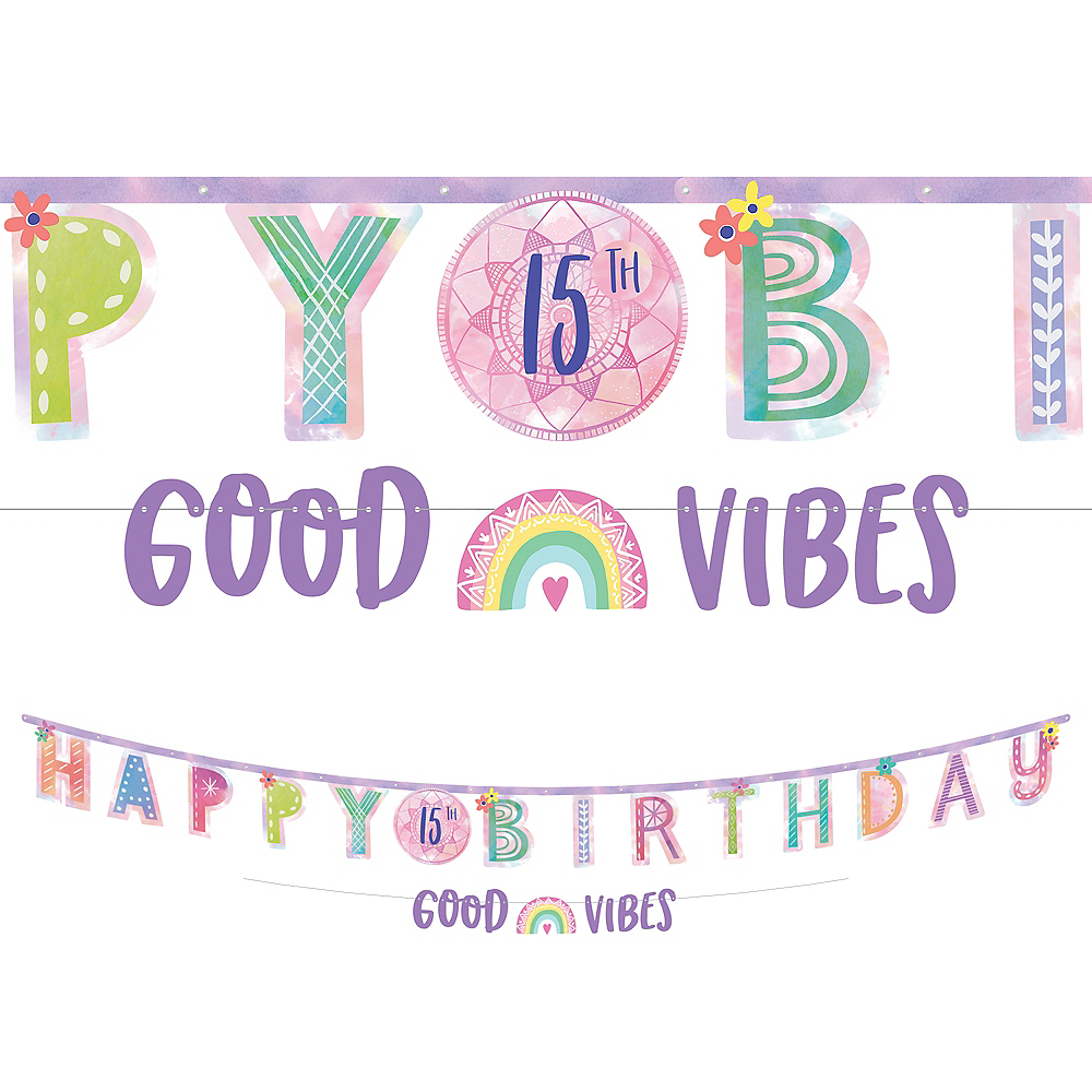 Happy Birthday Banner Party Supplies- Choose your product from the drop down Box - Picture 17 of 38