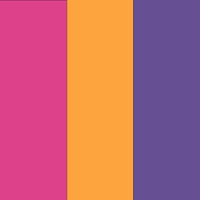 Assort 3 Magenta Orange Purple (Qualatex)