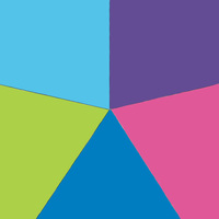 Assort 5 Blue Magenta Dark Blue Green Purple (Qualatex)