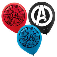 Marvel Avengers Powers Unite Latex Balloons 6 Pack