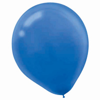 Bright Royal Blue Latex Balloons 15 Pack