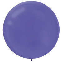 New Purple 60cm Latex Balloons 4 Pack