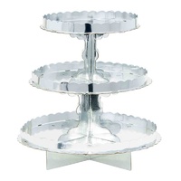 Treat Stands 3 Tier Silver