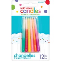 Ombre Cake Candles 12 Pack