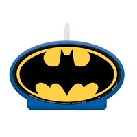 Batman Heroes Unite Wax Shaped Birthday Candle x1