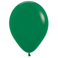 Forest Green Fashion Latex 12cm Balloons 50 Pack 