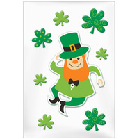 St Patrick's Day Small Gel Clings Decorations