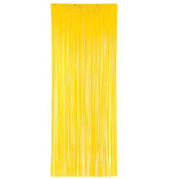 Yellow Foil Door Curtain