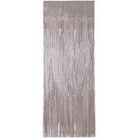 Hollywood Silver Metallic Foil Door Curtain 