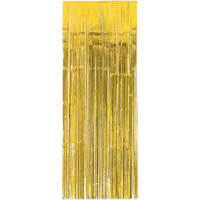 Hollywood Gold Metallic Foil Door Curtain 