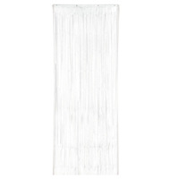 White Plastic Door Curtain