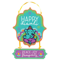 Diwali Festival of Lights MDF Hanging Sign Decoration 