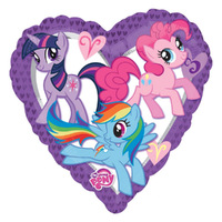 My Little Pony Heart Shape Foil Balloon