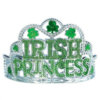 St Patrick's Irish Princess & Shamrocks Tiara x1