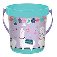 Llama Fun Plastic Favour Container x1