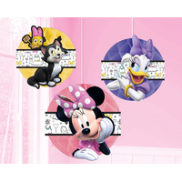 Minnie Mouse Happy Helpers Honeycomb Decorations 3 Pack