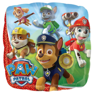 Paw Patrol Characters Square Foil Balloon 