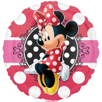 Minnie Mouse Round Portrait Foil Balloon