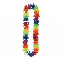 Hawaiian Luau Rainbow Lei