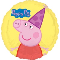 Peppa Pig Birthday Round Foil Balloon