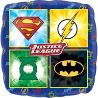 Justice League Square Shaped Foil Balloon 