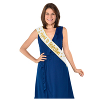 Over The Hill Birthday Age To Perfection Sash x1