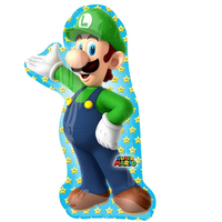 Super Mario Brothers Luigi SuperShape Foil Balloon