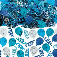 Blue Party Balloons Confetti 70g Party Pack