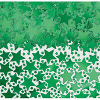 Australia Day Star Confetti Green - 70g Approx