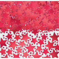 Australia Day Star Confetti Red - 70g Approx