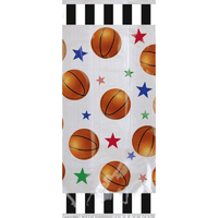 Basketball Fan Cello Party Favour Bags 20 Pack