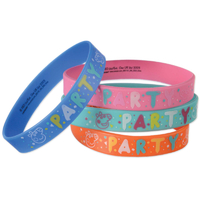 Peppa Pig Rubber Bracelet Loot Party Favours 4 Pack