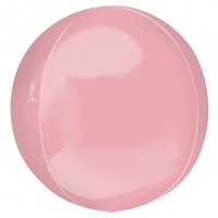 Pastel Pink Orbz XL Round Foil Balloon
