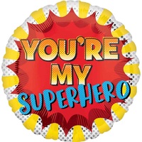 Superhero Party You're My Superhero Foil Balloon  