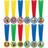 Paw Patrol Mini Award Medals 12 Pack