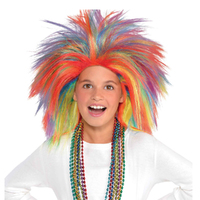 Crazy Wig Rainbow- Synthetic Fiber Wig