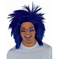 Crazy Wig Navy Blue- Synthetic Fiber Wig 