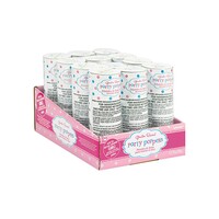 Girl or Boy? Confetti Poppers - Girl Gender Reveal 12 Pack