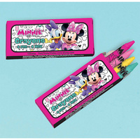 Minnie Mouse Happy Helpers Mini Crayons 12 Pack