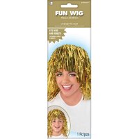 Metallic Gold Fun Wig  x1