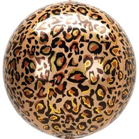 Leopard Print Orbz XL Foil Balloon