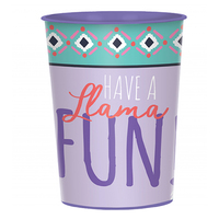 Llama Fun Party Favour Treat Cup x1 - 473ml