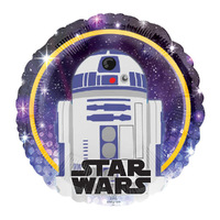 Star Wars Galaxy R2D2 Round Foil Balloon